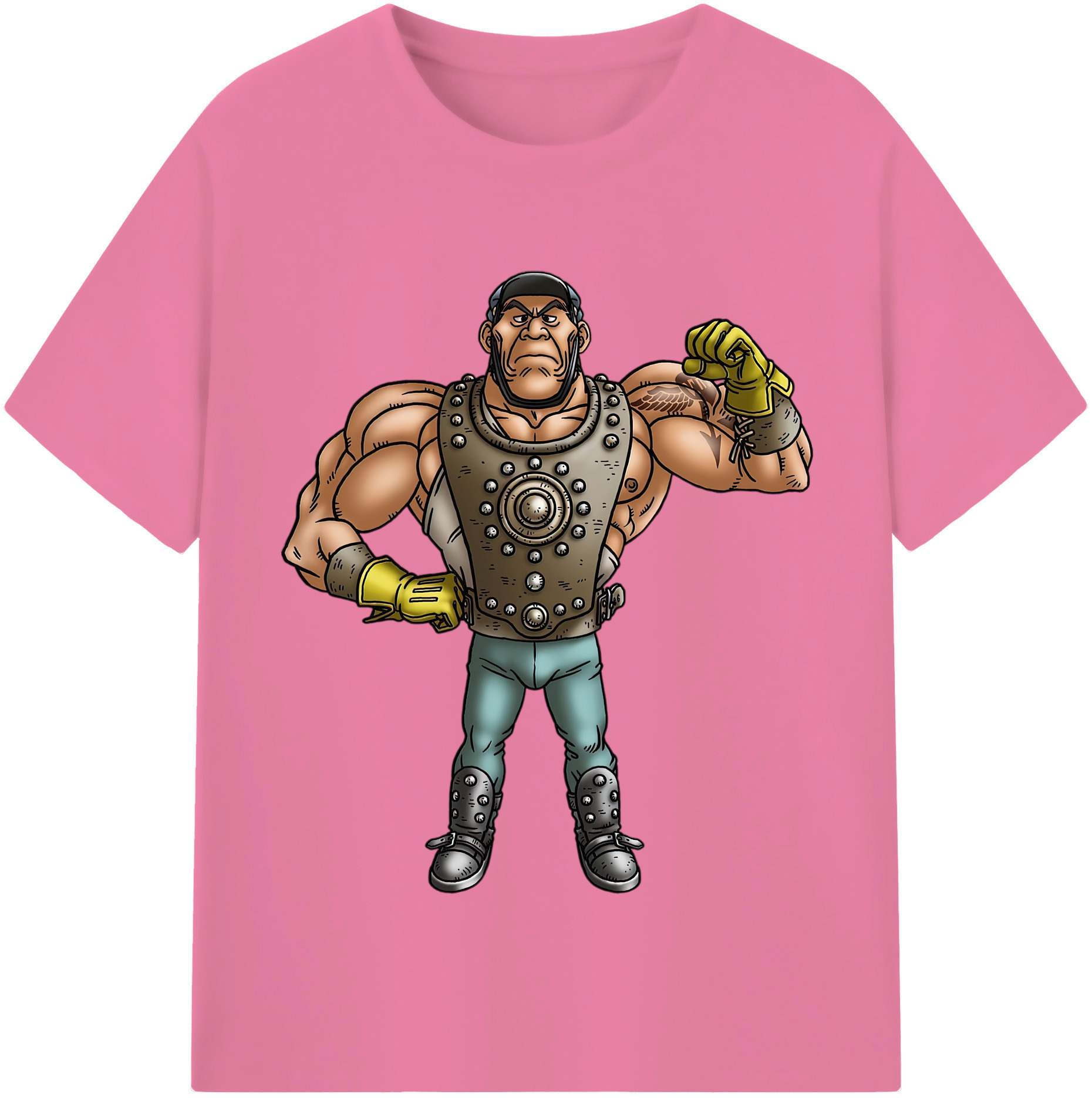 （画像用） ドラゴンクエスト Doragon Kuesuto Dragon Quest 綿100％半袖Tシャツ（フロントプリント）